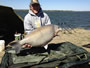 Keith Thompson with the first 40+ lb fish caught for the '13 WCC of Austin season--a 40 lb, 14 oz smallmouth buffalo!